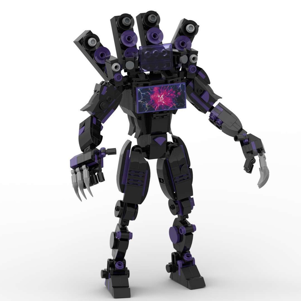 Tương thích LEGO Titan Skibidi Nhà vệ sinh Moc Khối Titan Cameraman Skibidi Monitor Robot Boy Đồ chơi