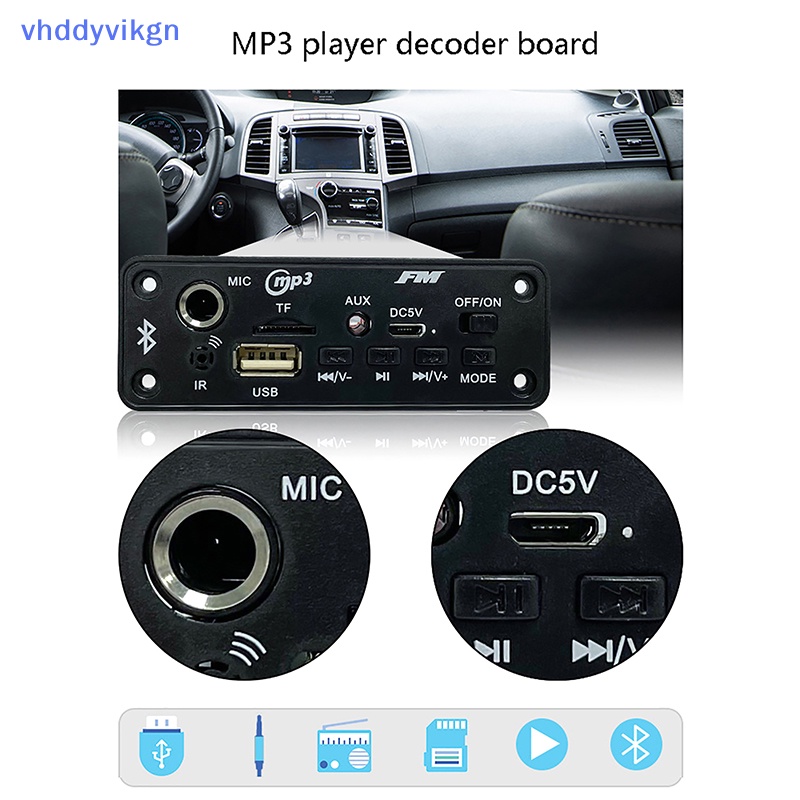 Bảng Mạch Khuếch Đại Âm Thanh mp3 10w 6w Chuyên Dụng Cho Xe Hơi