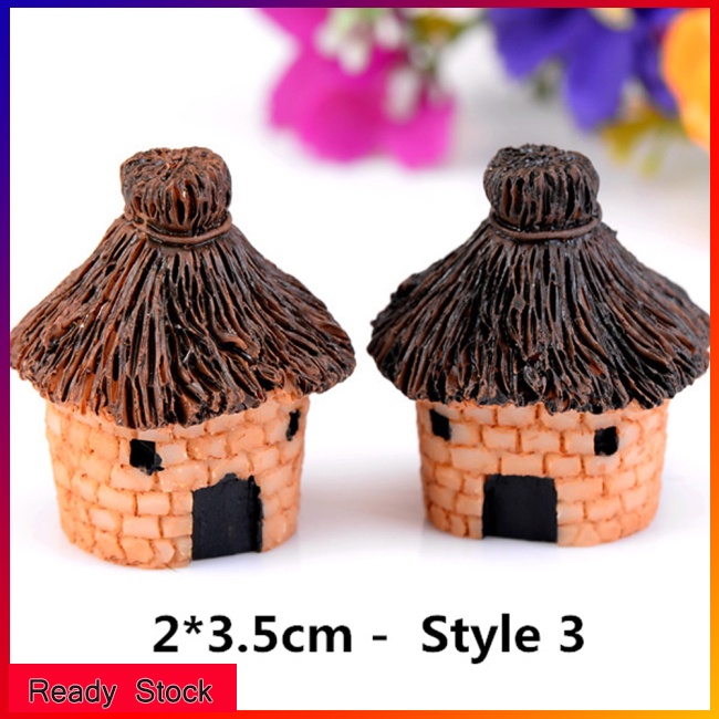 Lk Mô Hình Ngôi Nhà Nhỏ Phong Cách zakka Sáng Tạo Bằng Nhựa resin Thủ Công Trang Trí Tiểu Cảnh