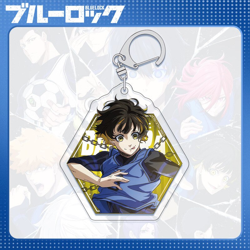 Móc khoá Anime Blue Lock Acrylic Isagi Yoichi Chigiri Hyoma Eishiro Nagi in 2 mặt rõ nét nhựa Acrylic Phụ kiện trang trí