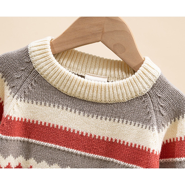 Áo len bé trai WELLKIDS áo len hoạ tiết đẹp cho bé