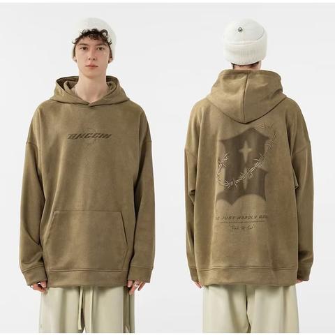 【M-5XL】2023 new áo hoodie sweater nam thiết kế màu nối ngoại cỡ 5màu phong cách hip hop Hàn Quốc cho cặp đôi hip hop Hàn Quốc áo khoác hoodie nữ hoodie basic unisex nỉ from rộng màu xám basic boutique