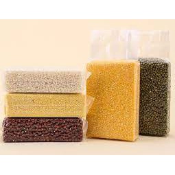 1KG Túi PA xếp hông hút chân không đựng gạo, các loại hạt đủ size