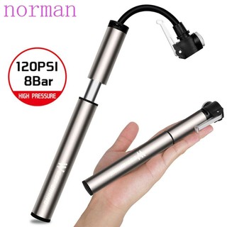 Norman ống bơm xe đạp mini áp suất cao 120psi đa năng