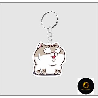 Móc khóa mèo ami bụng bự xinh xắn cute