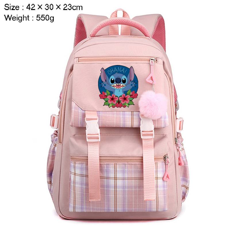 Ys Ba Lô Đi Học Đa Năng Sức Chứa Lớn In Họa Tiết Hoạt Hình stitch Cho Nữ