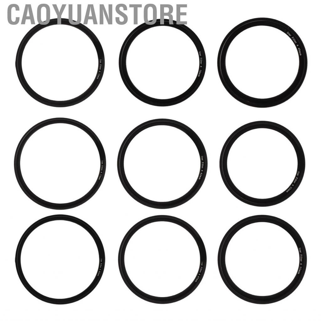 Caoyuanstore Adjustable Star Filter  Scratch Starburst Lens 4 Points Glare Coating for DSLR Cameras Accessories