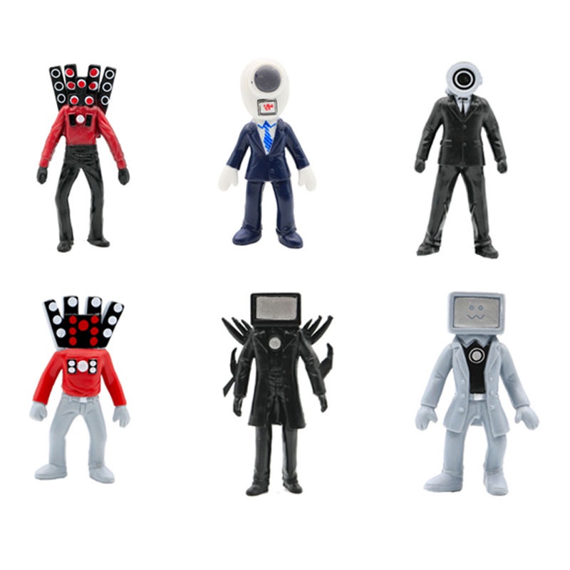 Bộ 24 Mô Hình Nhân Vật Trượt Tuyết titan speakerman + Người Đàn Ông Dùng Để Trang Trí Nhà Cửa / Làm Quà Tặng by2