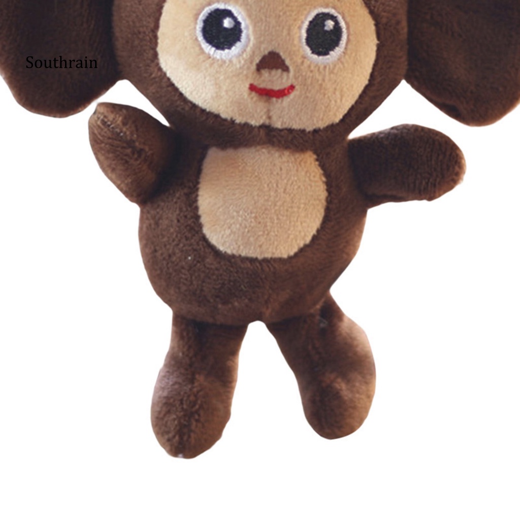 Móc Khóa Hình Khỉ cheburashka Nhồi Bông Đáng Yêu Mềm