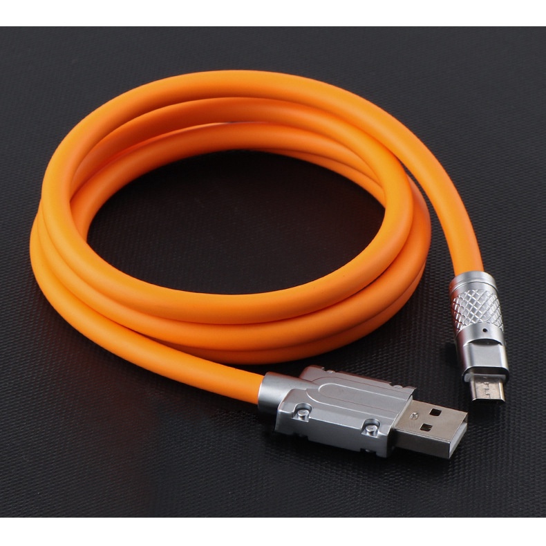 Cáp sạc nhanh SOAIY LED 120W USB sang Type-C 1m/1.5m/2m cho điện thoại di động Huawei Xiaomi và Redmi