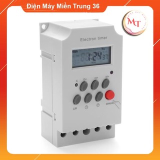 Công Tắc Hẹn Giờ , Đồng Hồ hẹn Giờ Timer hẹn giờ- có khóa tắt mở tự động có thể hẹn tới 17 lần Điện Máy Miền Trung 36