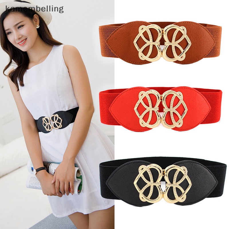 Thắt Lưng Bản Rộng Co Giãn Cho Nữ Mặc Đầm