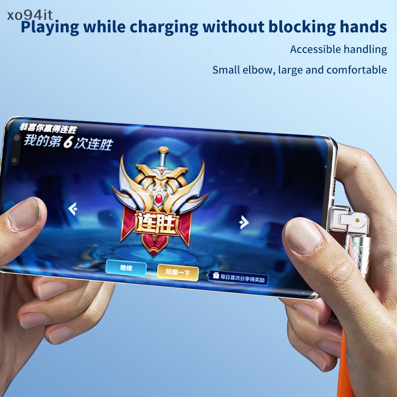 Cáp Sạc Nhanh type c Xt 6a Xoay 180 Độ Cho xiaomi samsung