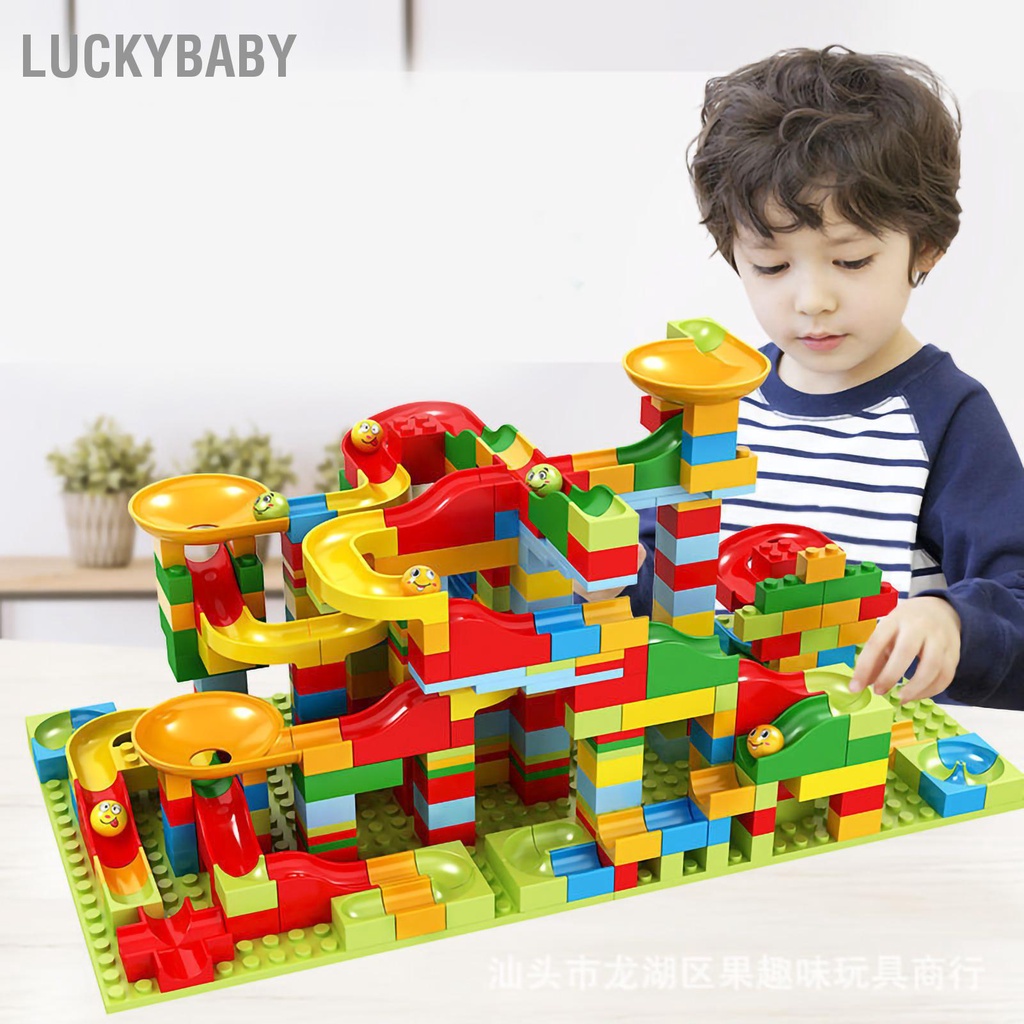 LUCKYBABY Đồ chơi khối xây dựng cho trẻ em giáo dục đầy màu sắc Phát triển trí tuệ Khối DIY