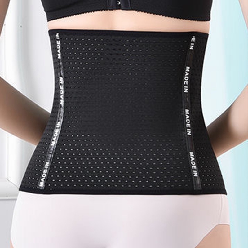 Jutai Đai Nịt Bụng Thoáng Khí 6 Hàng 13 Khóa Chữ m Hỗ Trợ Định Hình Eo Cho Nữ