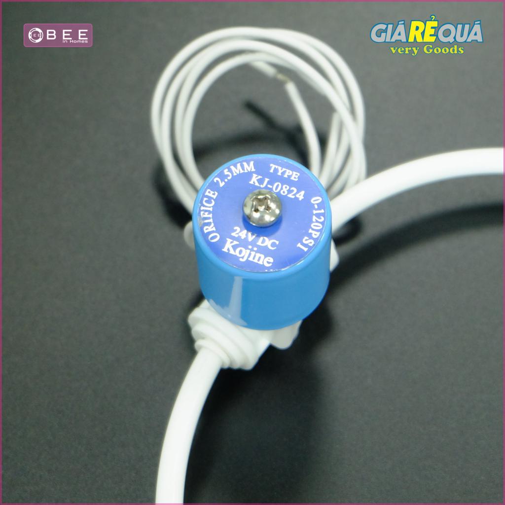 Van điện từ đấu nhanh 24v, vỏ thép, dùng cho máy lọc nước RO gia đình