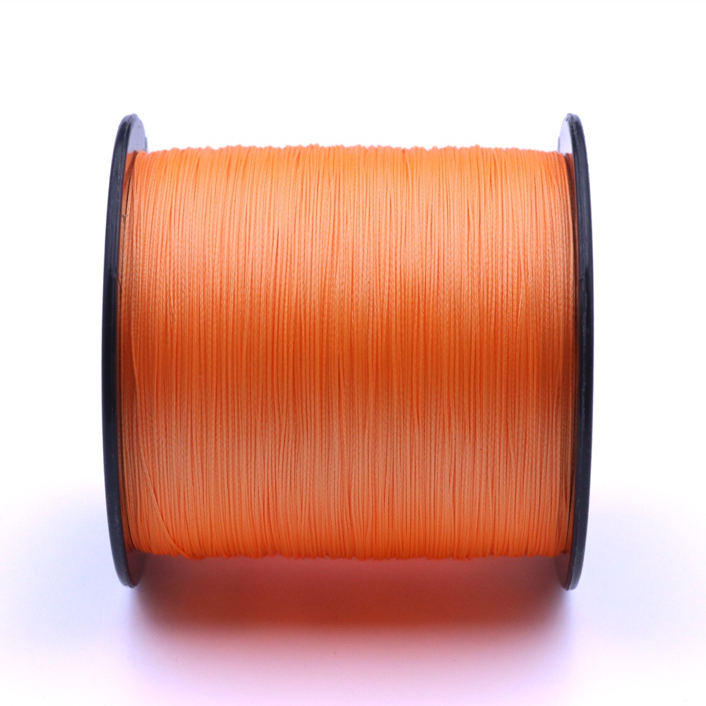 Dây Câu Cá Bện 8 Sợi pe x8 pe Màu Xanh Lá / Cam Nhạt Dài 100m