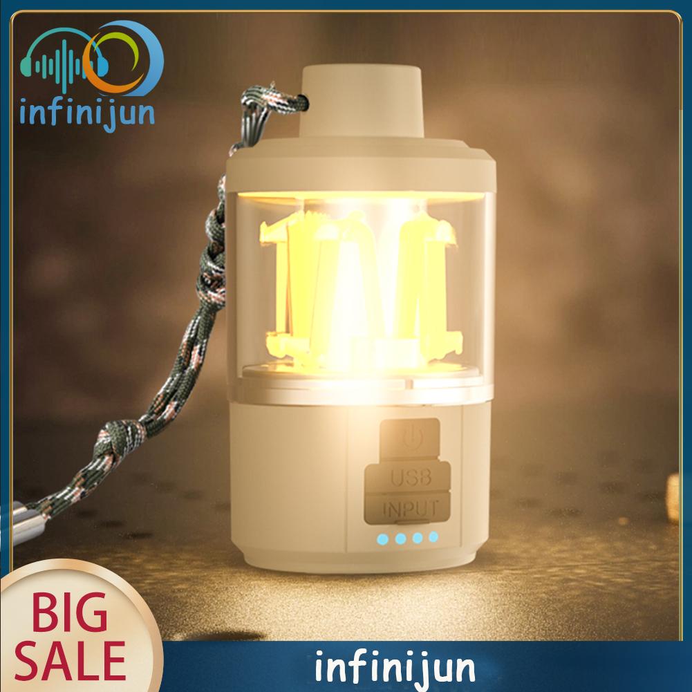 Đèn led Treo Chạy Pin 1800mah Dùng Khi Đi Cắm Trại Tiện Dụng