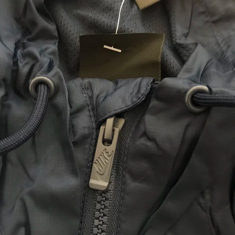 Nike Áo Khoác Thể Thao Có Mũ Trùm Siêu Nhẹ Chất Liệu nylon Dệt dc4113 100% Cho Nam