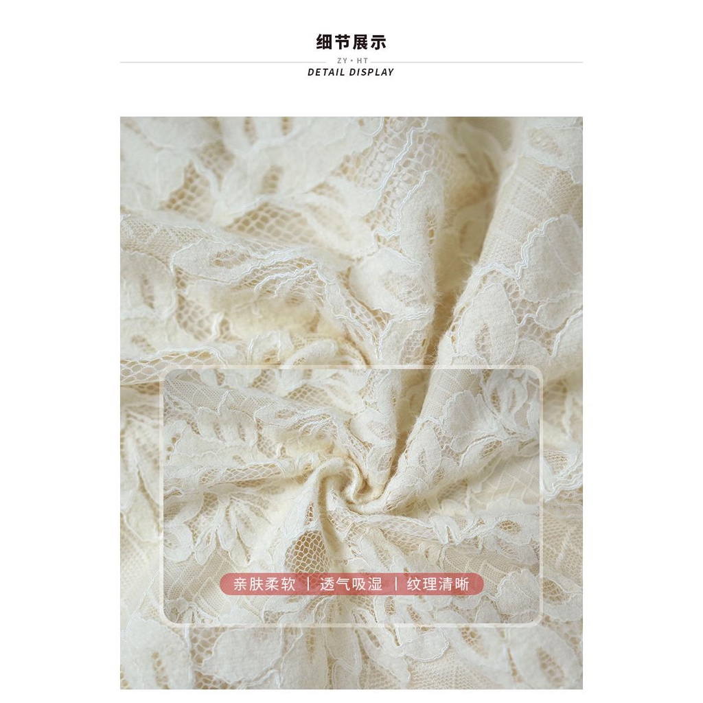 Đầm Voan Xòe Không Tay Phối Ren Phong Cách Pháp Thời Trang Mùa Hè Hàng Mới 2023 10749