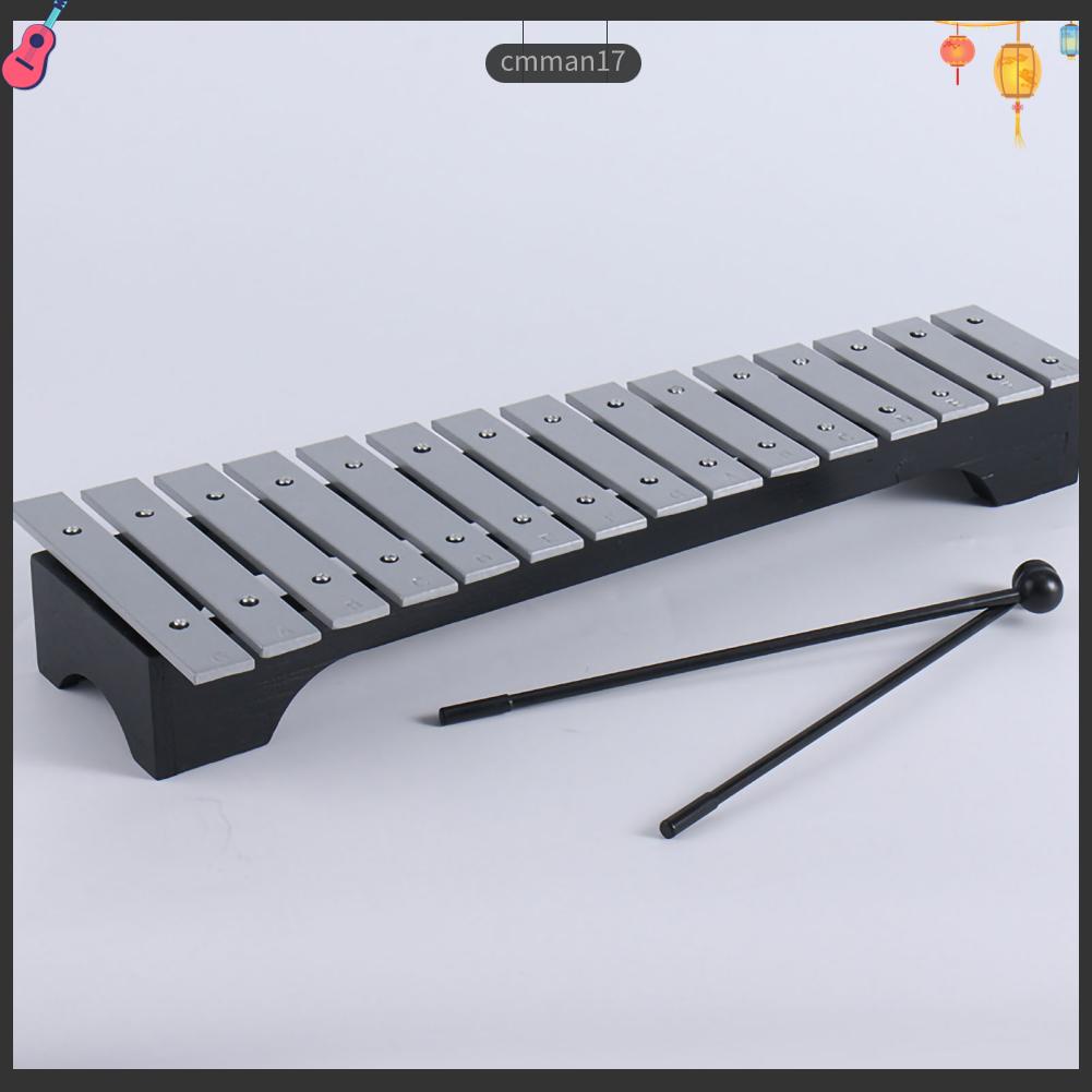 NiceOne  Trẻ em nhạc cụ gõ 15 tông màu nhôm tấm đàn piano giáo dục sớm nhạc cụ gõ tấm nhôm đàn piano cmman