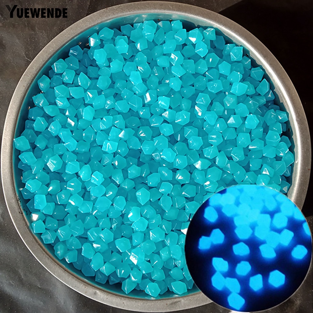 Bộ 500 Viên Đá Dạ Quang Nhân Tạo yu.p Chống Mài Mòn Dùng Trang Trí Bể Cá