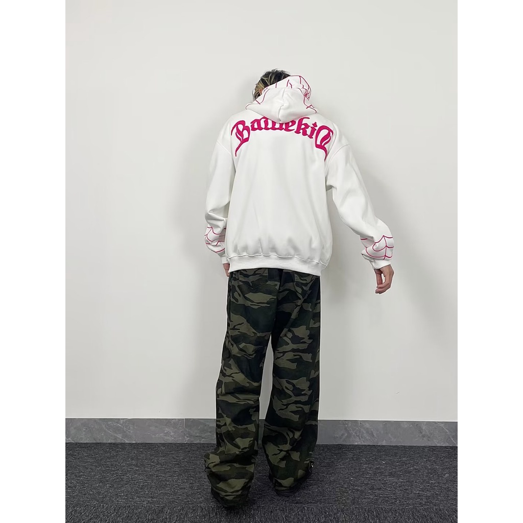 Áo Khoác cardigan Có Mũ Trùm Đầu In Hình Nhện Phong Cách Âu Mỹ Vui Nhộn Phong Cách gothic Cho Nam Và Nữ