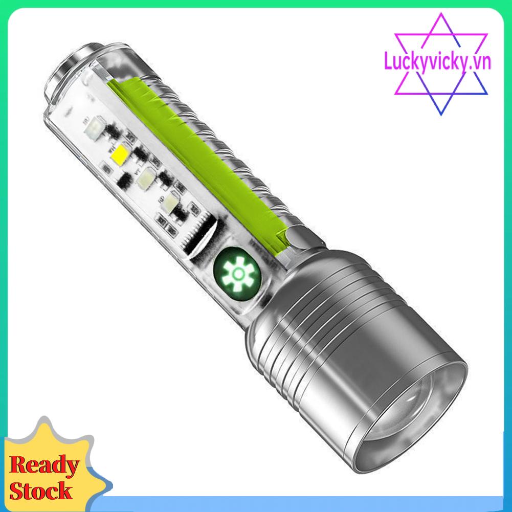 Đèn Pin xhp50 led 500mah 800lm Sạc usb Loại c Chống Thấm Nước