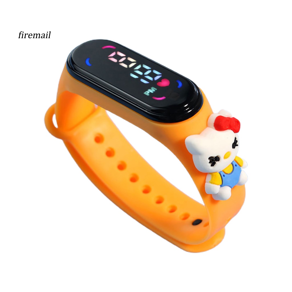 M7 Đồng Hồ Đeo Tay Kỹ Thuật Số led Cảm Ứng Phát Sáng Chống Nước Hình Búp Bê Hoạt Hình anime Cho Trẻ Em