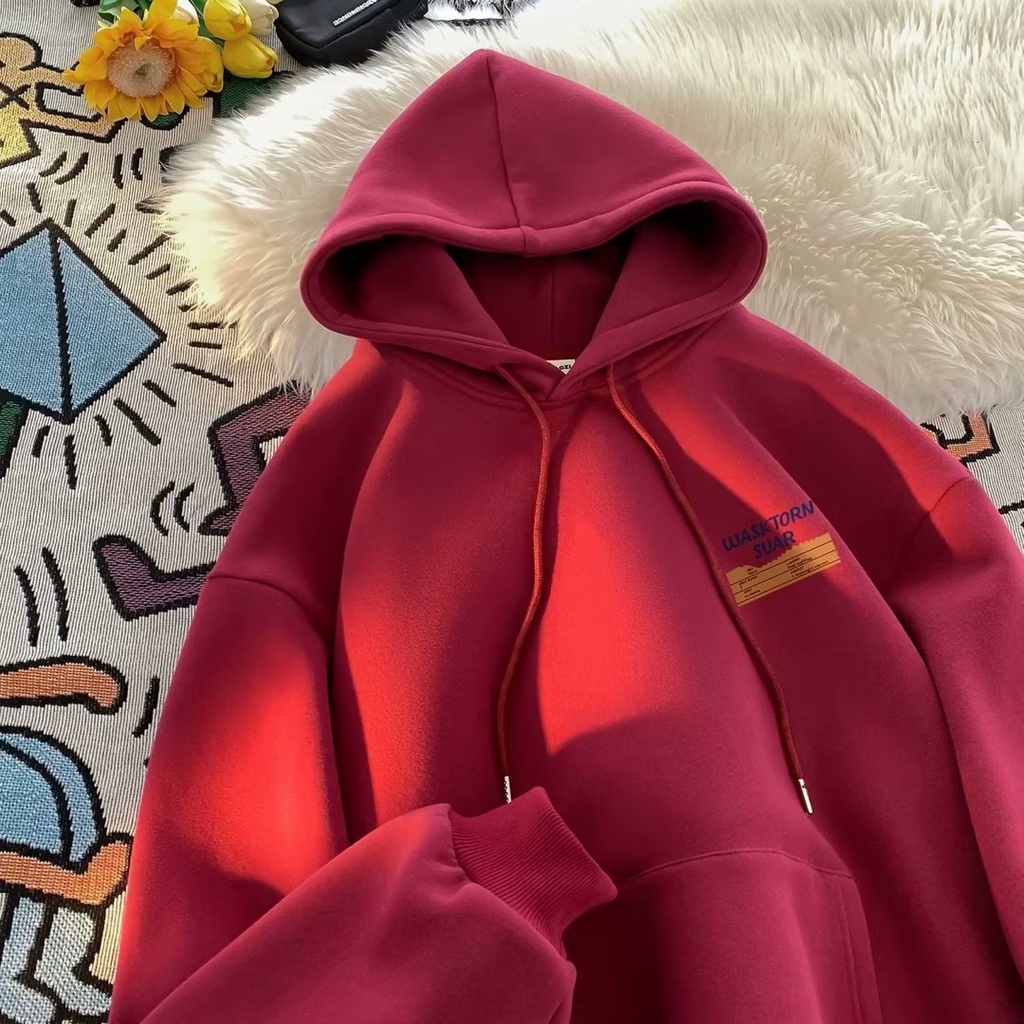 Áo hoodie Dáng Rộng Thời Trang Thu Đông Cho Nam Giới plus size m-8xl