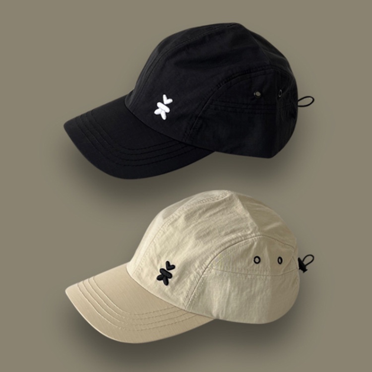 Mũ Lưỡi Trai Mỏng Thoáng Khí Nhanh Khô Phối Dây Rút Phong Cách Nhật Bản Thời Trang Cho Nữ