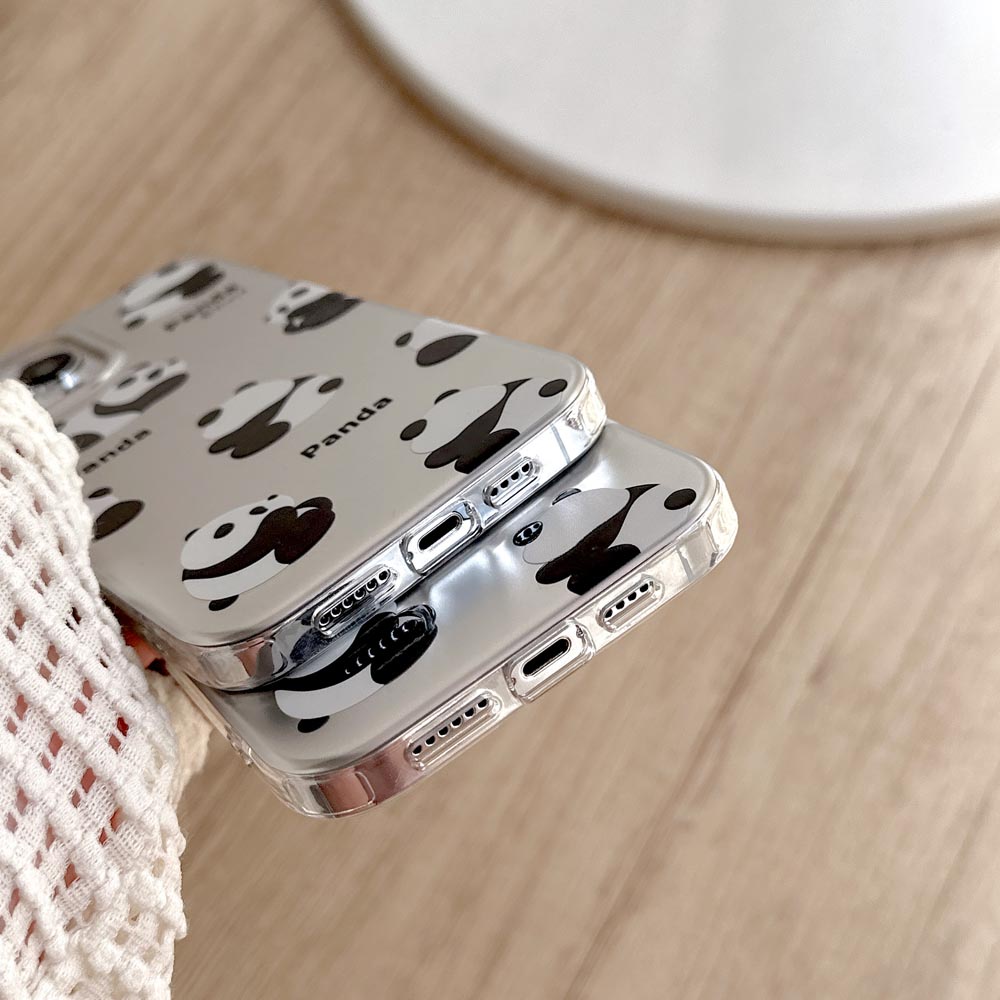 Ốp Điện Thoại Cứng Họa Tiết Gấu Trúc Nằm Đáng Yêu Cho iphone 11 12 12pro 12promax 13 13pro 13promax 14 14pro 14promax