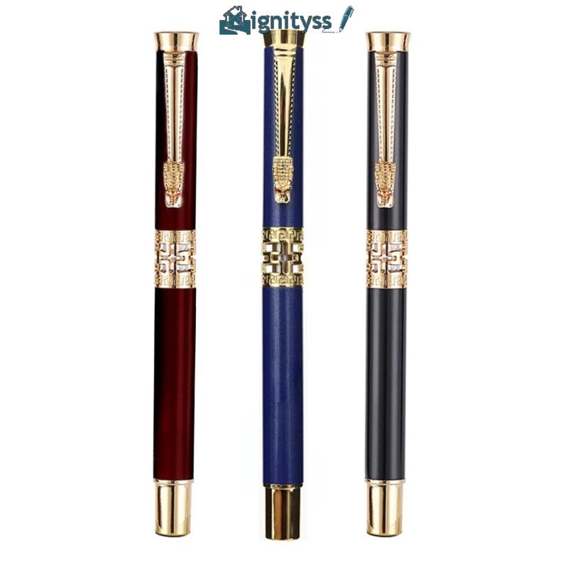 Bút Bi Lăn Kim Loại Đồng Thau Toàn Diện Phong Cách Doanh Nhân Cho Nam