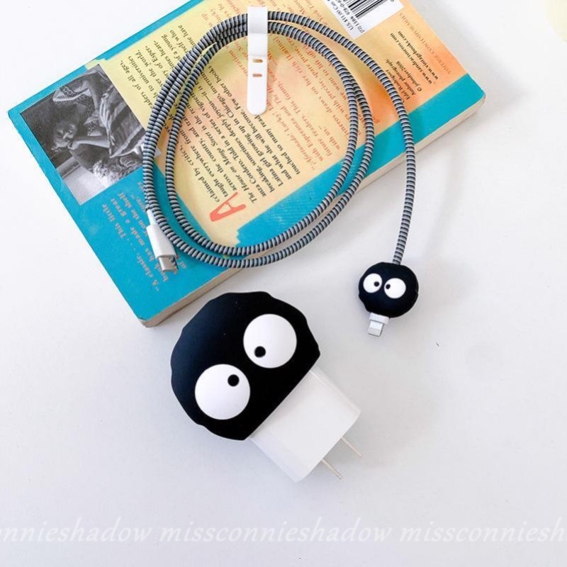 Vỏ Bọc Bảo Vệ Hộp Sạc Tai Nghe apple 18w / 20w Chống Gãy Hình Gấu / Dâu Tây Dễ Thương