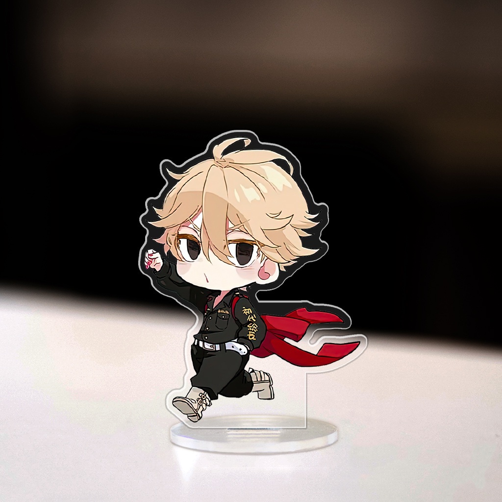 Mô hình đứng Standee Tokyo Revengers Takemichi Mikey Ran Rindou Izana phong cách chibi anime trang trí góc học tập