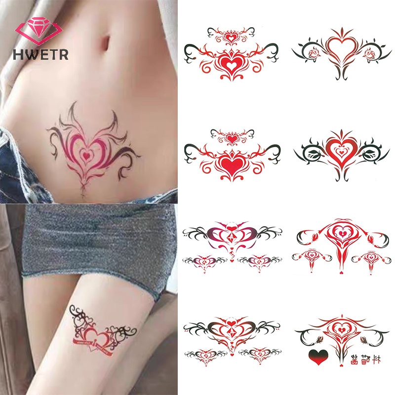 Set 10 Hình Xăm Dán Chống Nước Hình Nữ Hoàng Tuyệt Đẹp Mới
