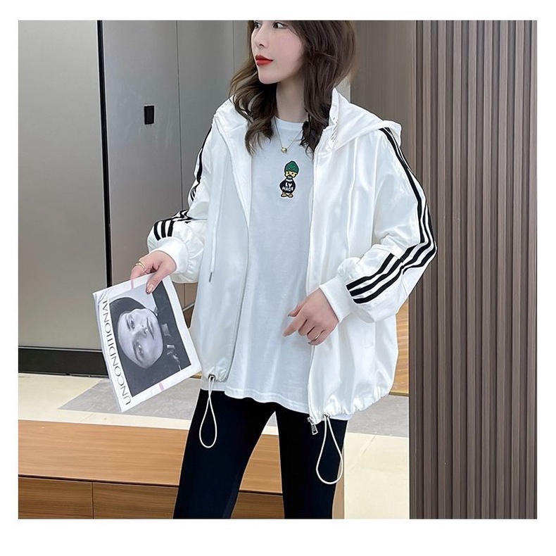 Áo Khoác Bóng Chày Có Mũ Trùm Thời Trang Mùa Thu Giản Dị