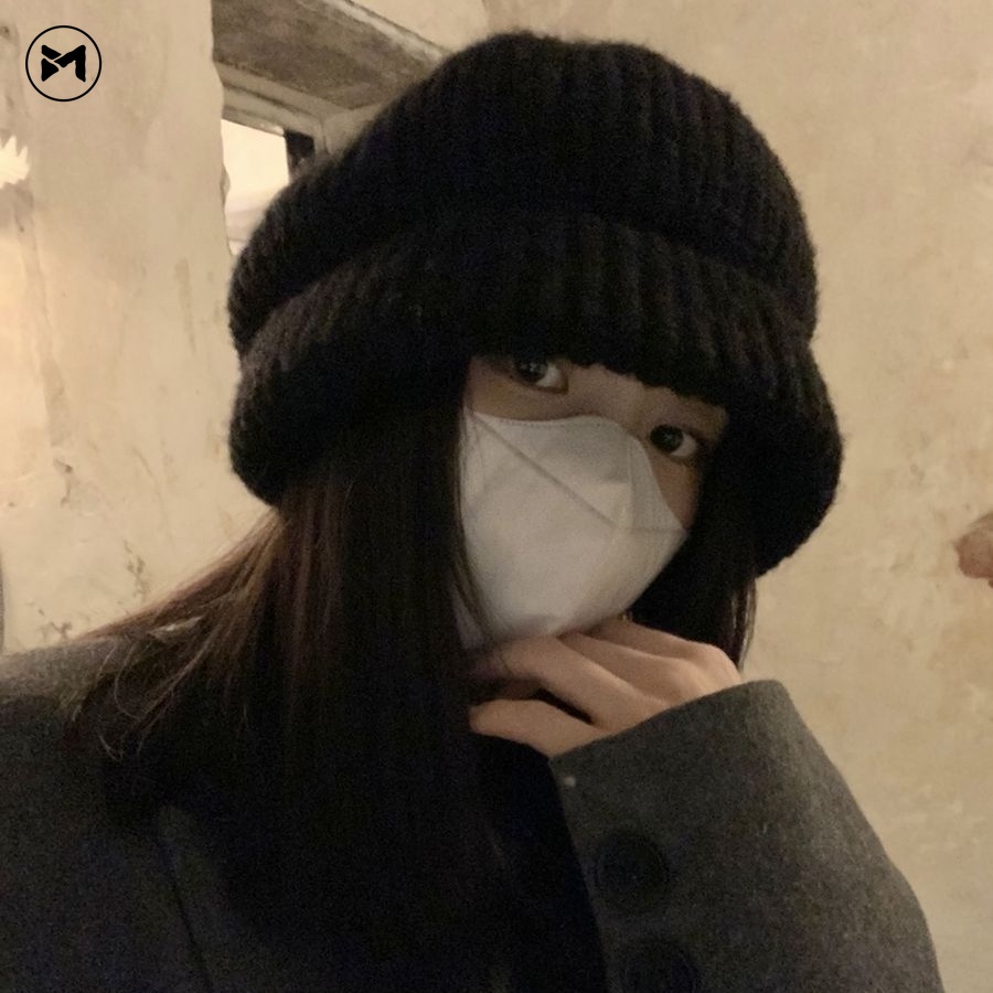 Mũ beret Len Dệt Kim Phong Cách Thời Trang Nhật Bản Hàng Mới 2023