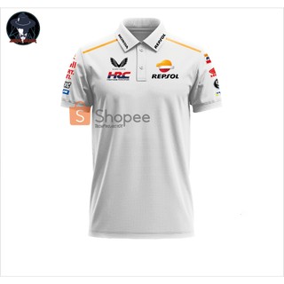 Repsol áo thun polo đua xe honda team 2023 chất lượng cao