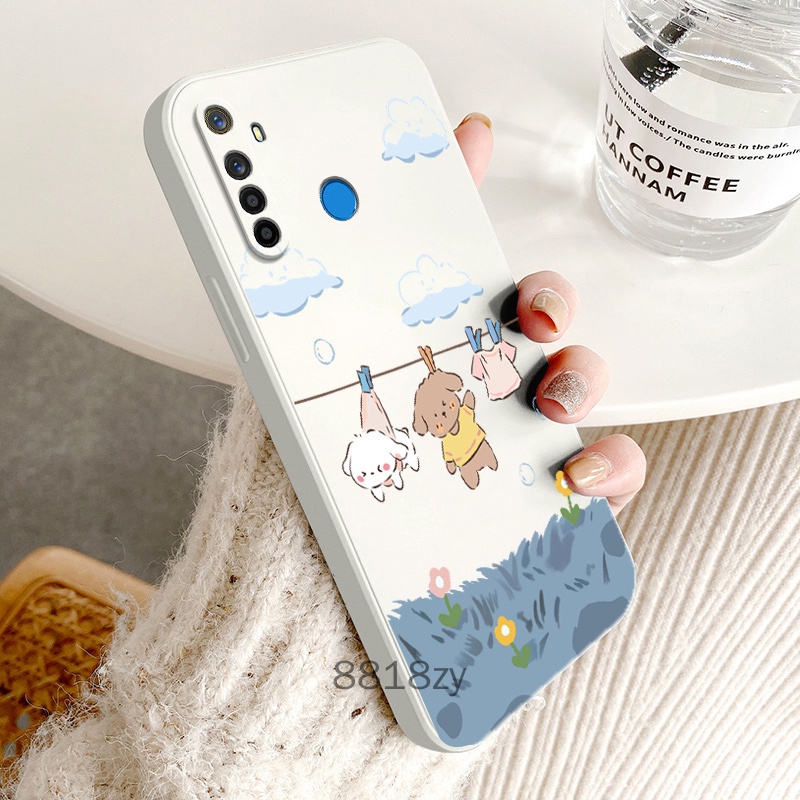 Ốp lưng Realme 5 5i 6i 5s 5 pro c3 Ốp Điện Thoại tpu silicone Mềm Chống Rơi Vỡ In Hình Dễ Thương Kèm Dây Đeo Cho Realme 5 5i 6i 5s 5 pro c3