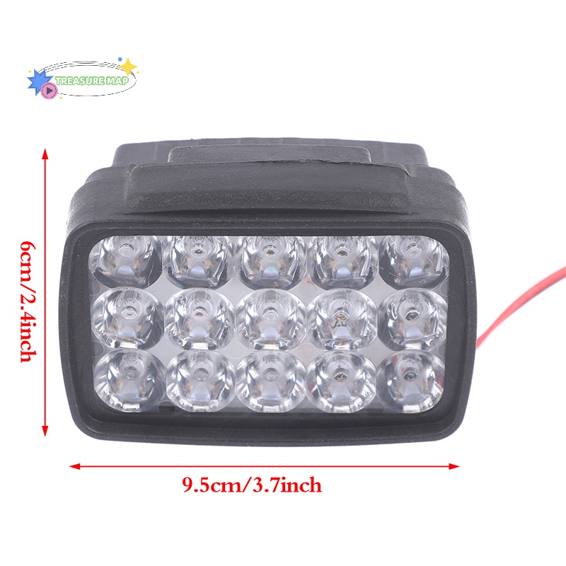 Đèn Pha 15 Bóng led 1000lm heyuanlong333 Cho Xe Máy atv