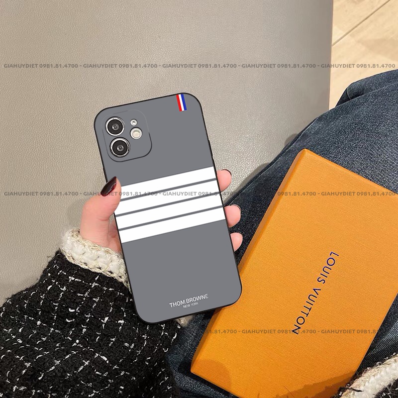 Ốp lưng iPhone Thom Nâu Xám Full 15/15Pro/15Plus/15Promax