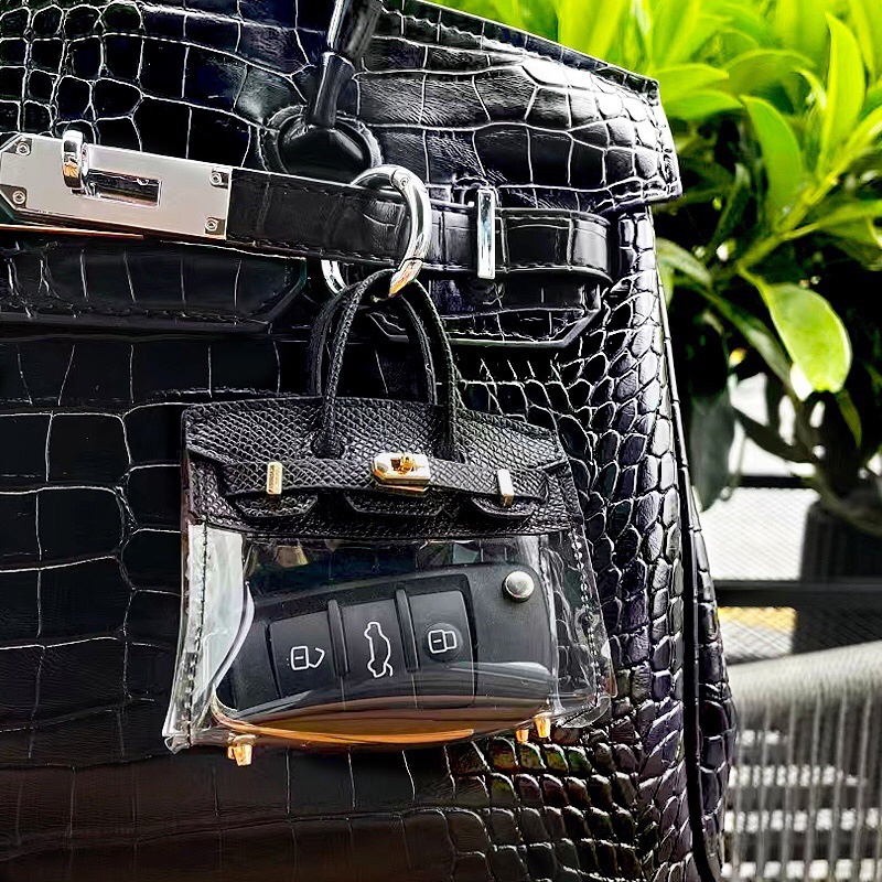 Túi Đựng Chìa Khóa Xe Hơi / Túi Đựng Mỹ Phẩm mini Trong Suốt Tinh Tế Thời Trang mur # mur #