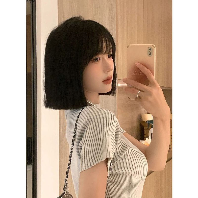 Galaxy áo phông áo thun nữ croptop baby tee Thời trang hàn quốc  fashion Thời trang Đẹp Comfortable A29J2G8