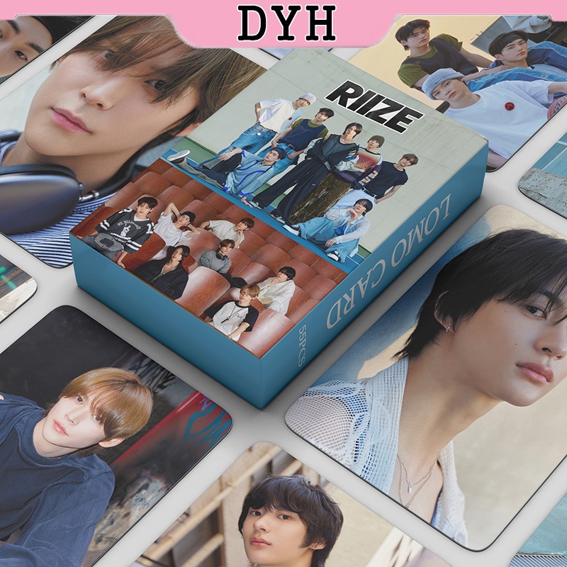 RIIZE LOMO Card Set 55 Tấm Thẻ Ảnh Get A Guitar Hình Nhóm Nhạc