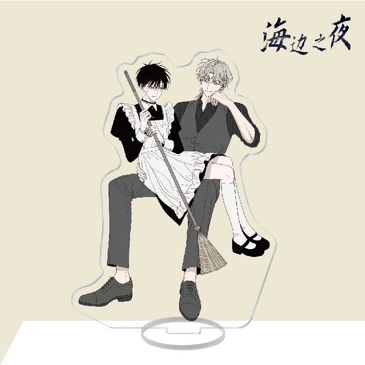 Mô hình Standee Đêm bên bờ biển Manhwa Low Tide in Twilight Yeo TaeJu Kim EuiHyun Korean BL Manwha Dễ thương