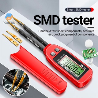 Pcbfun Kỹ thuật số Smd Tester Điện trở di động Điện dung Diode Tester vạn năng Meter