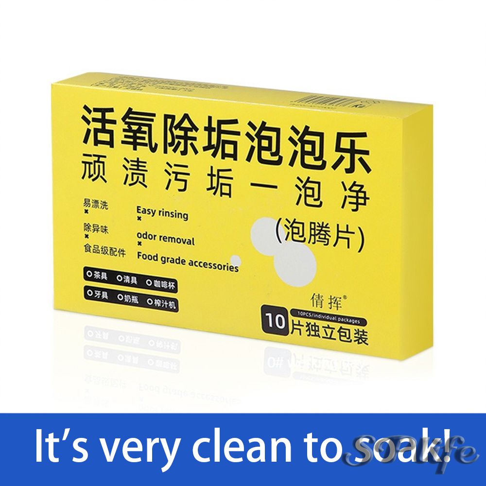 Viên Sủi Oxy Hoạt Tính Không Mùi Làm Sạch Sâu Khử Mùi An Toàn Đa Năng Cho Nhà Bếp