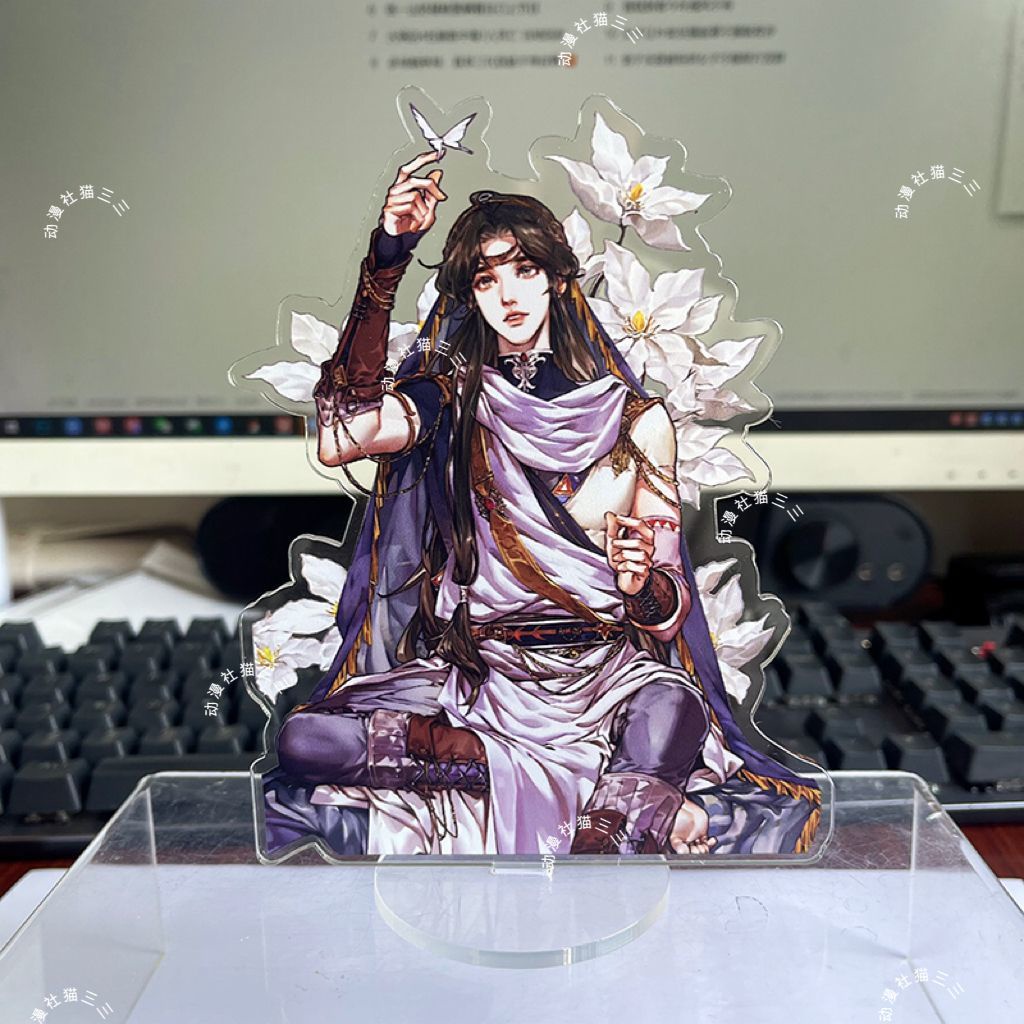 Mô hình Standee Thiên quan tứ phúc Thái tử Tạ Liên Hoa Thành Manhua Donghua Đam Mỹ Boylove decor góc học tập để bàn