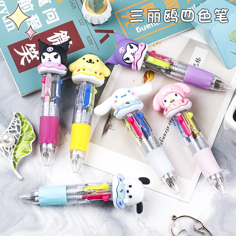 1 Bút Bi mini Cầm Tay Họa Tiết sanrio Dễ Thương